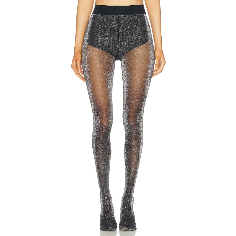 SWEDISH STOCKINGS TORA 连裤袜 黑色REVOLVE小众新款