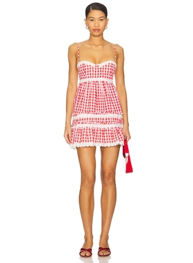 MAJORELLE ROXY 裙子 红色REVOLVE小众新款