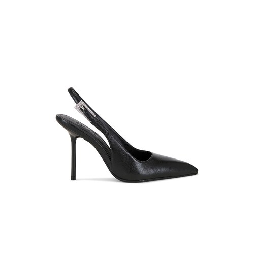 Schutz LEONA GLAM SLINGBACK 浅口高跟鞋 黑色REVOLVE小众新款