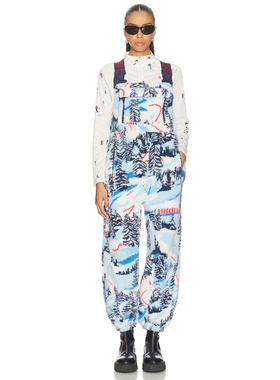 [海外直邮]Free People PRINTED HIT THE SLOPES SALOPETTE 连身