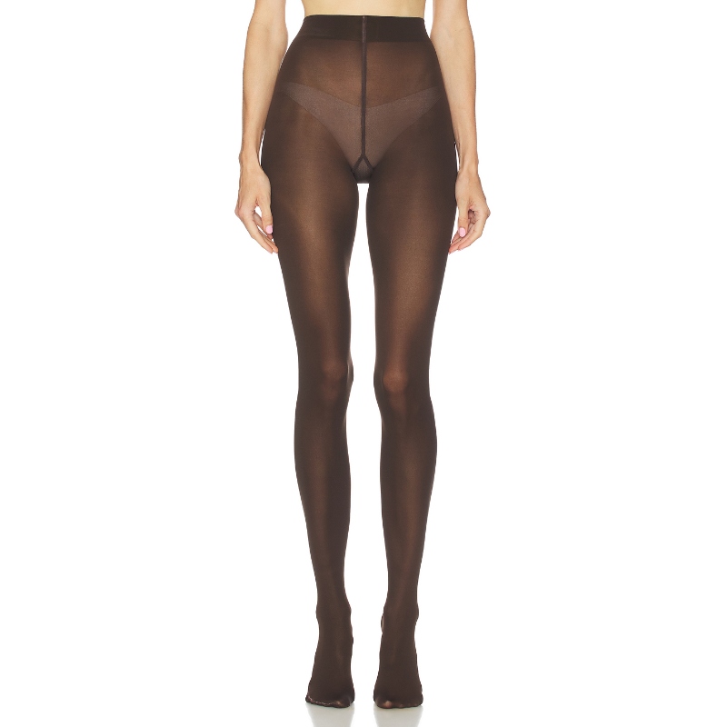 FALKE PURE MATT 50 连裤袜 巧克力色REVOLVE小众新款