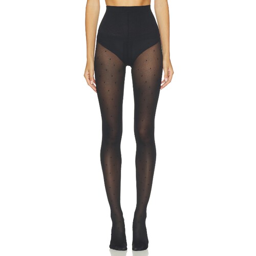 SWEDISH STOCKINGS DORIS DOTS 连裤袜  黑色 秋冬新品REVOLVE
