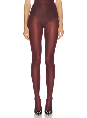 [春节穿搭]Maygel Coronel SALVI打底裤酒红色美式休闲风REVOLVE