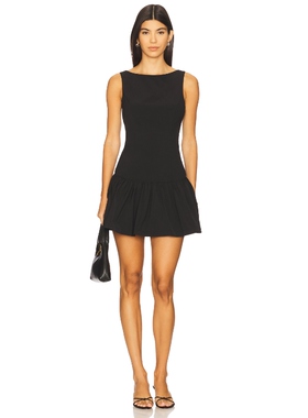 Amanda Uprichard KATINA 裙子 黑色REVOLVE小众新款