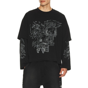 黑色REVOLVE小众新款 T恤 LOUD Jungles