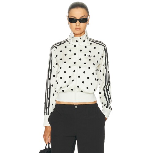 adidas Originals白色夹克波点通勤风秋冬新品外套REVOLVE