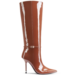 靴子 PRAGUE 棕色 女款 FEMME REVOLVE小众新款