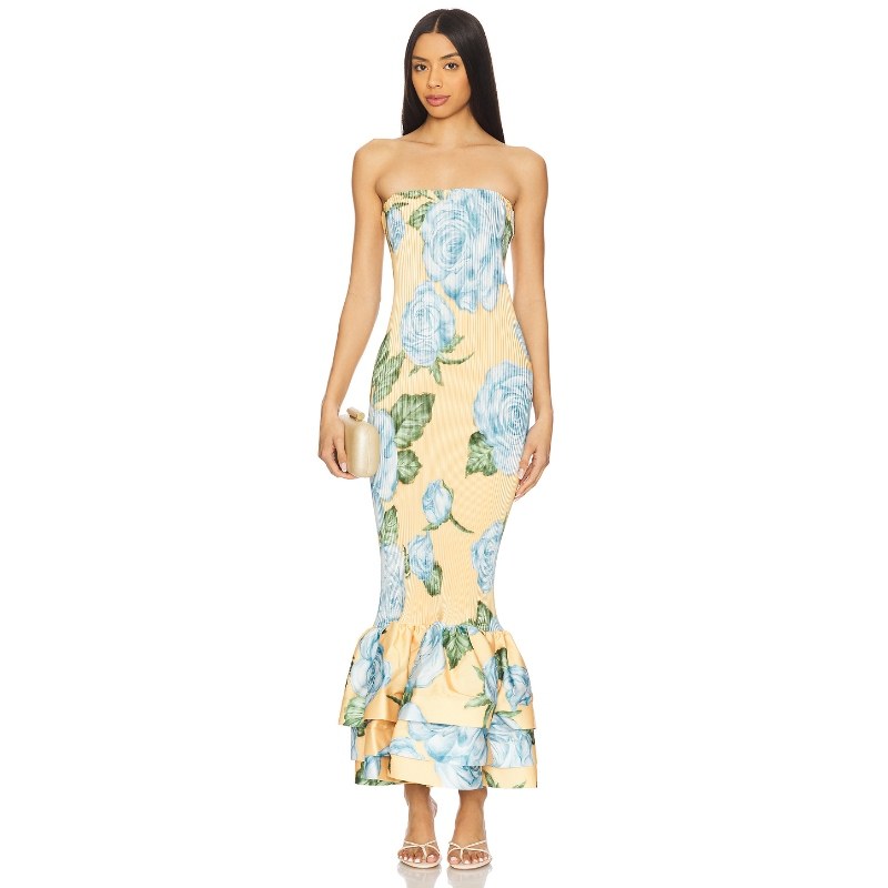 L'IDEE RAMBLAS 裙子 橙色REVOLVE小众新款,女装/女士精品,连衣裙,淘宝优惠券,粉丝福利购,淘宝优惠卷