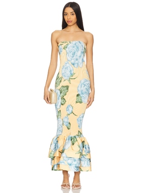 L'IDEE RAMBLAS 裙子 橙色REVOLVE小众新款