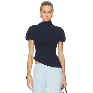 Gaia 性感REVOLVE小众新款 ANNEMIE 藏青色 上装 Cult