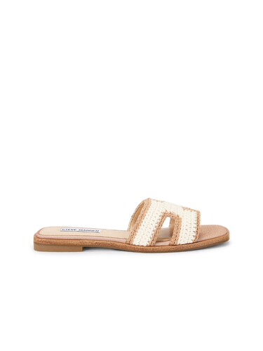 Steve Madden 复古度假风编织平底凉鞋凉拖 REVOLVE