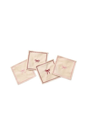 Frasier Sterling BOWS COCKTAIL NAPKINS 鸡尾酒用餐巾 奶油色RE