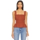 Madden GABRIELLE 无袖 Steve 上装 橘子色系辣妹风REVOLVE