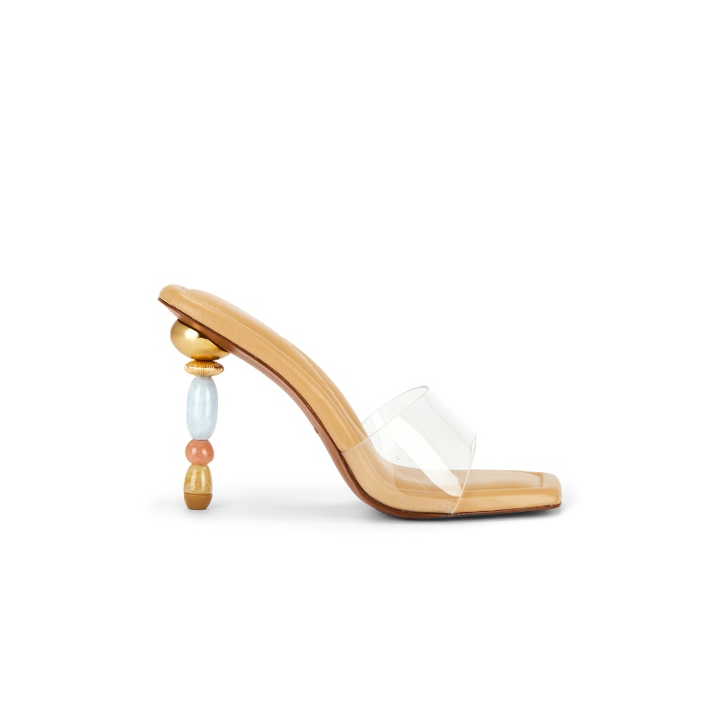 Cult Gaia MAHINA 凉鞋 Blue,Tan 性感女款REVOLVE小众新款