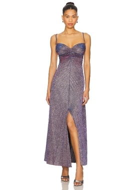 Georgia Hardinge Relic Dress Metallic 金属银色REVOLVE小众新