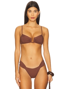 LSPACE PEYTON 上装 棕色 y2k辣妹风REVOLVE小众新款