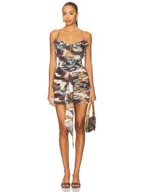 [冬季新品]AFRM MACKIE 裙子 黑色 REVOLVE小众