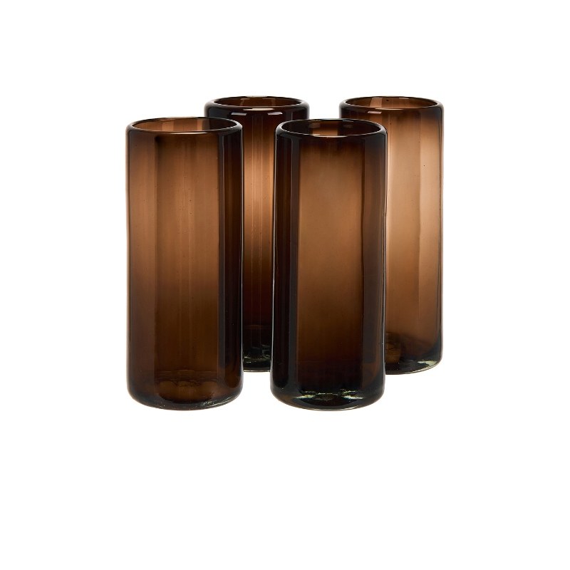 Verve Culture Set Of 4 Tamarind Highball Glass 棕色REVOLVE小