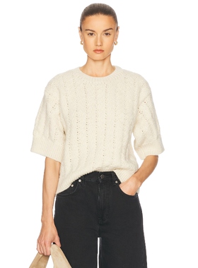 Skall Studio LAURINE 上装 奶油色 y2k辣妹风REVOLVE小众新款