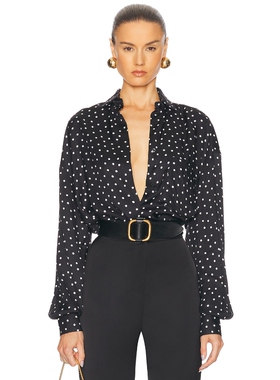 [夏季新品]Alexandre Vauthier 亚历山大福提上衣黑色REVOLVE小众