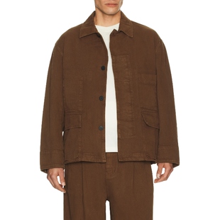 Le17Septembre FIELD 牛仔夹克 棕色REVOLVE小众新款