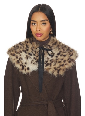 AKNVAS COLLAR 衣领 棕色REVOLVE小众新款