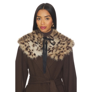 棕色REVOLVE小众新款 衣领 COLLAR AKNVAS