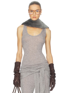 Helsa 吊带背心上装静奢风老钱风修身内搭上衣REVOLVE新款