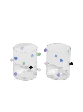 Fazeek Cube Glasses Set Of 2 中性色调REVOLVE小众新款