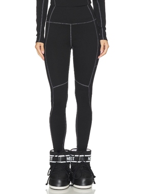 Halfdays HALLIE 打底裤 黑色美式休闲风REVOLVE小众新款