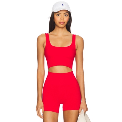 [春季新品]WellBeing + BeingWell STRETCHWELL背心红色revolve