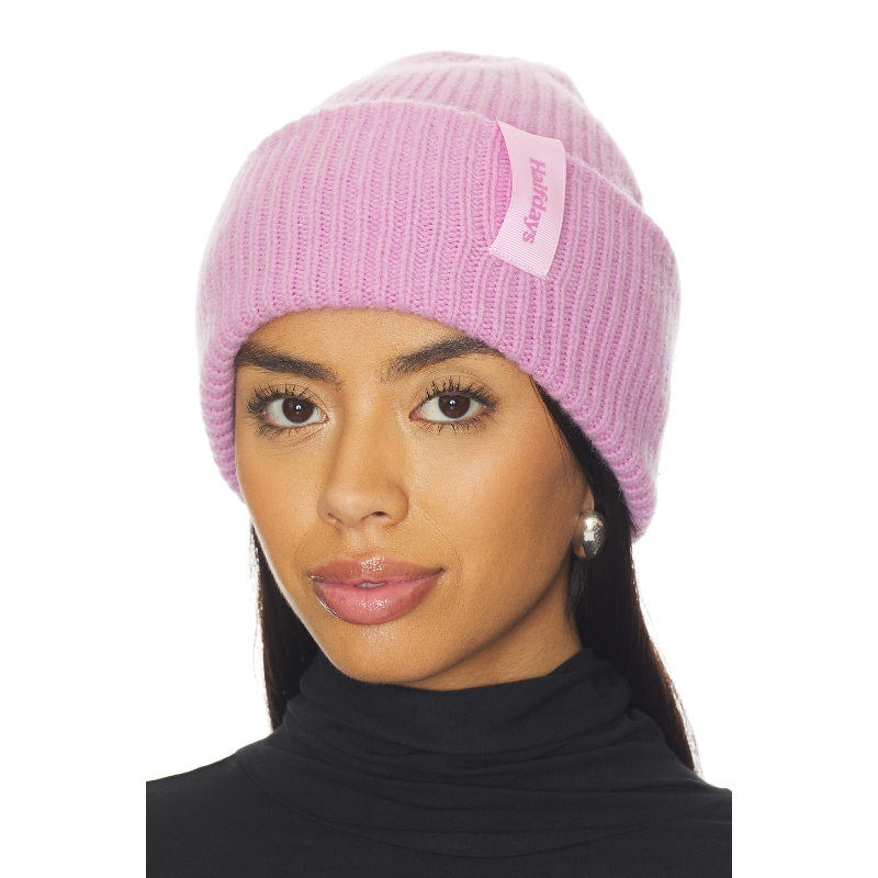 Halfdays MERINO 针织毛线帽 粉色REVOLVE小众新款