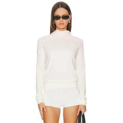 Geel SHELLY 连帽衫 奶油色 运动复古风 REVOLVE美国官网直邮进口