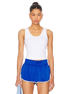 perfectwhitetee STRUCTURED RIB 文胸友好型背心 revolve小众新