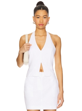 [冬季内搭]4th & Reckless ADRIENNA 吊带上装白色辣妹风REVOLVE