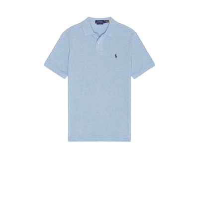 Polo Ralph Lauren浅蓝色Polo衫通勤风早秋新品REVOLVE