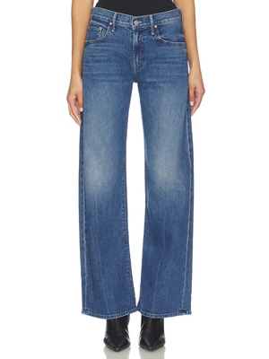 MOTHER LASSO 阔腿 revolve小众新款 蓝色