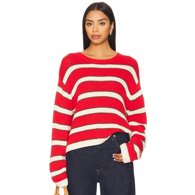 [春节穿搭]Stitches & Stripes TRINITY 套衫红色REVOLVE冬季保暖