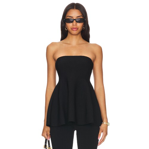 [春季新品]SIMKHAI IOANNA 上装黑色REVOLVE小众新款