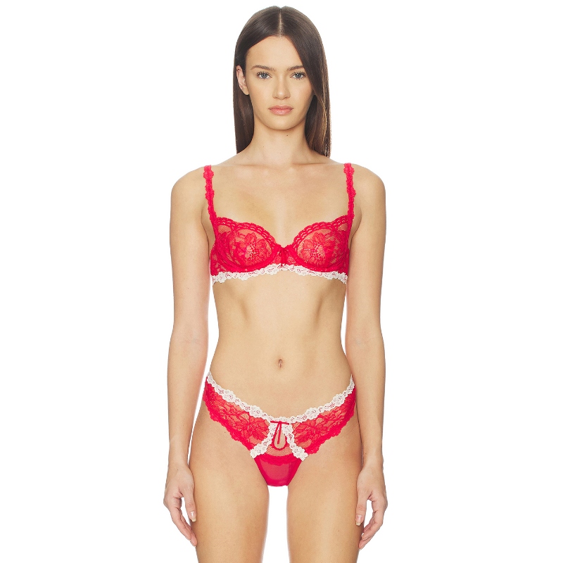 For Love & Lemons 爱柠檬 FIONA 钢圈 Red,WhiteREVOLVE小众新款