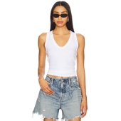 y2k辣妹风REVOLVE小众新款 COTTON 背心上装 白色 CITIZEN VERONA