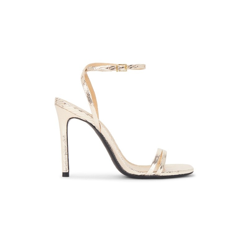 Schutz ALTINA 凉鞋 金属金色 女款REVOLVE小众新款,女鞋,时装凉鞋,淘宝优惠券,粉丝福利购,淘宝优惠卷