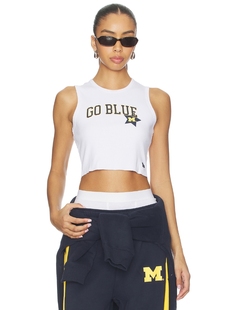 Hype and Vice UNIVERSITY OF MICHIGAN 背心上装 revolve小众新