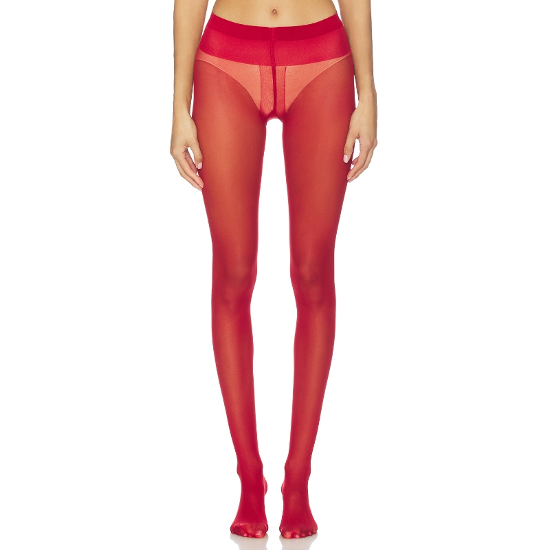 Wolford 沃尔福特 INDIVIDUAL 连裤袜 红色REVOLVE小众新款