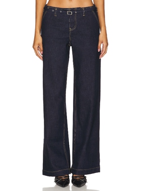 SOVERE 牛仔长裤 蓝色 美式复古风REVOLVE小众