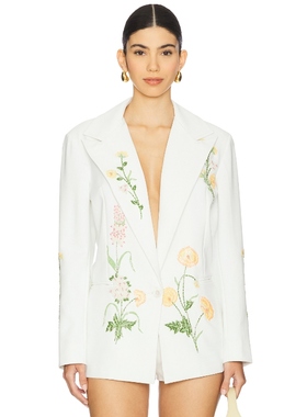 LA FUORI SUMMER BLOOM 装饰外套 白色 老钱风 REVOLVE小众新款