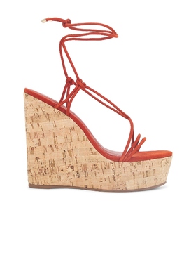 Schutz CALABRIA 楔跟 红色REVOLVE新款女鞋