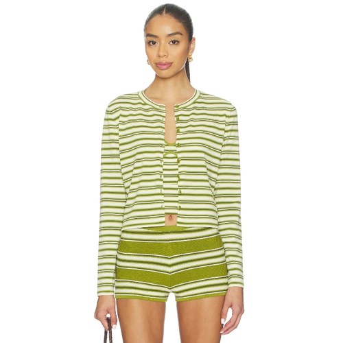 FAITHFULL THE BRAND CINTA 毛衣 绿色REVOLVE小众新款