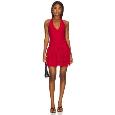 [冬季新品]NIA KATHLEEN 裙子 红色 REVOLVE小众