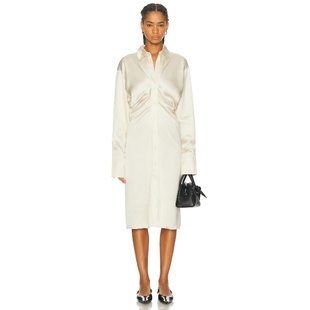 奶油色REVOLVE小众新款 Toteme 裙子